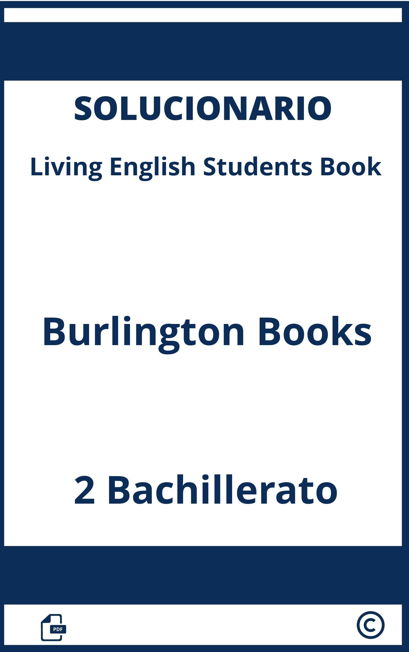 Living English 2 Bachillerato Solucionario Student'S Book Pdf