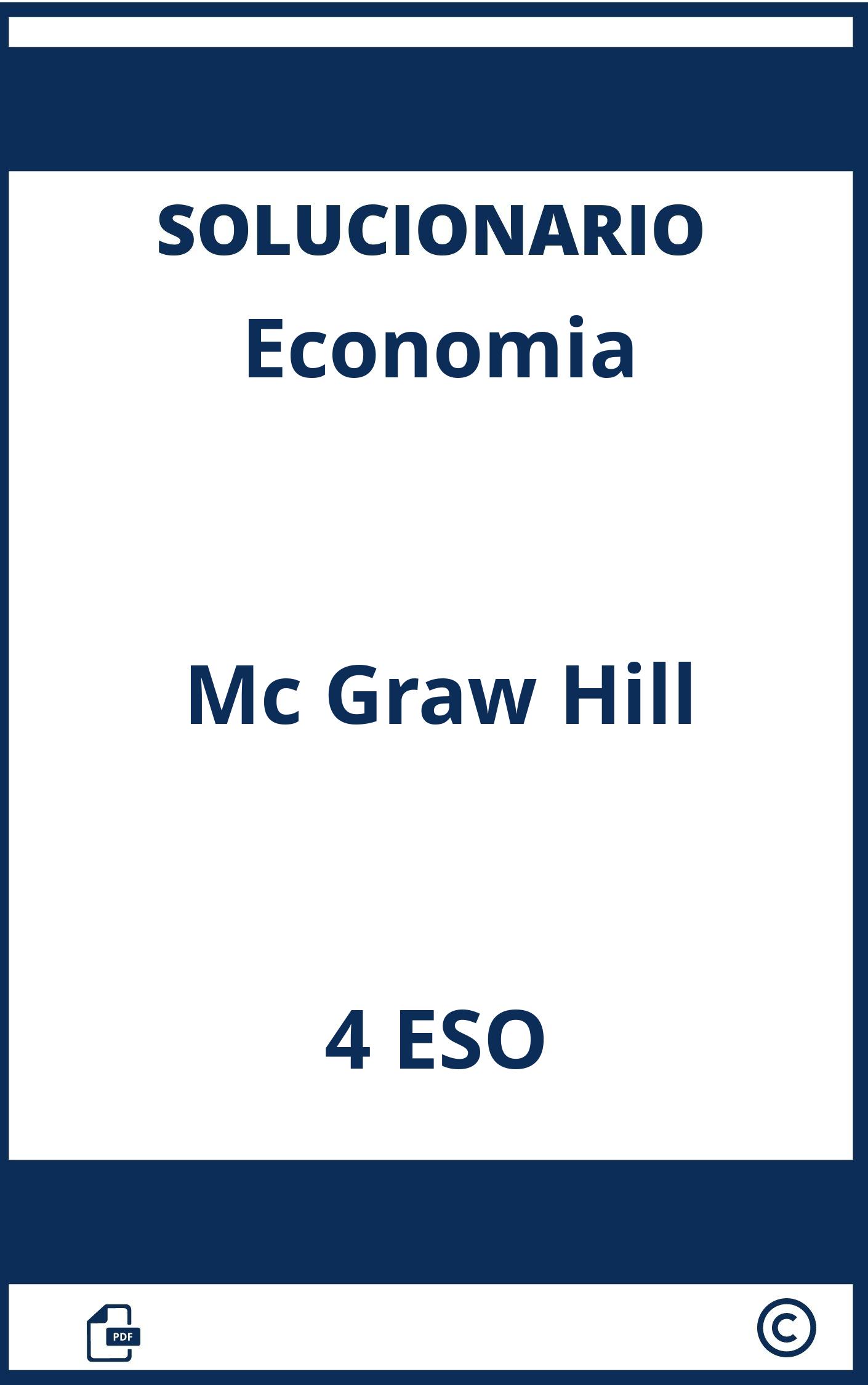Mc Graw Hill Solucionario Economia Eso