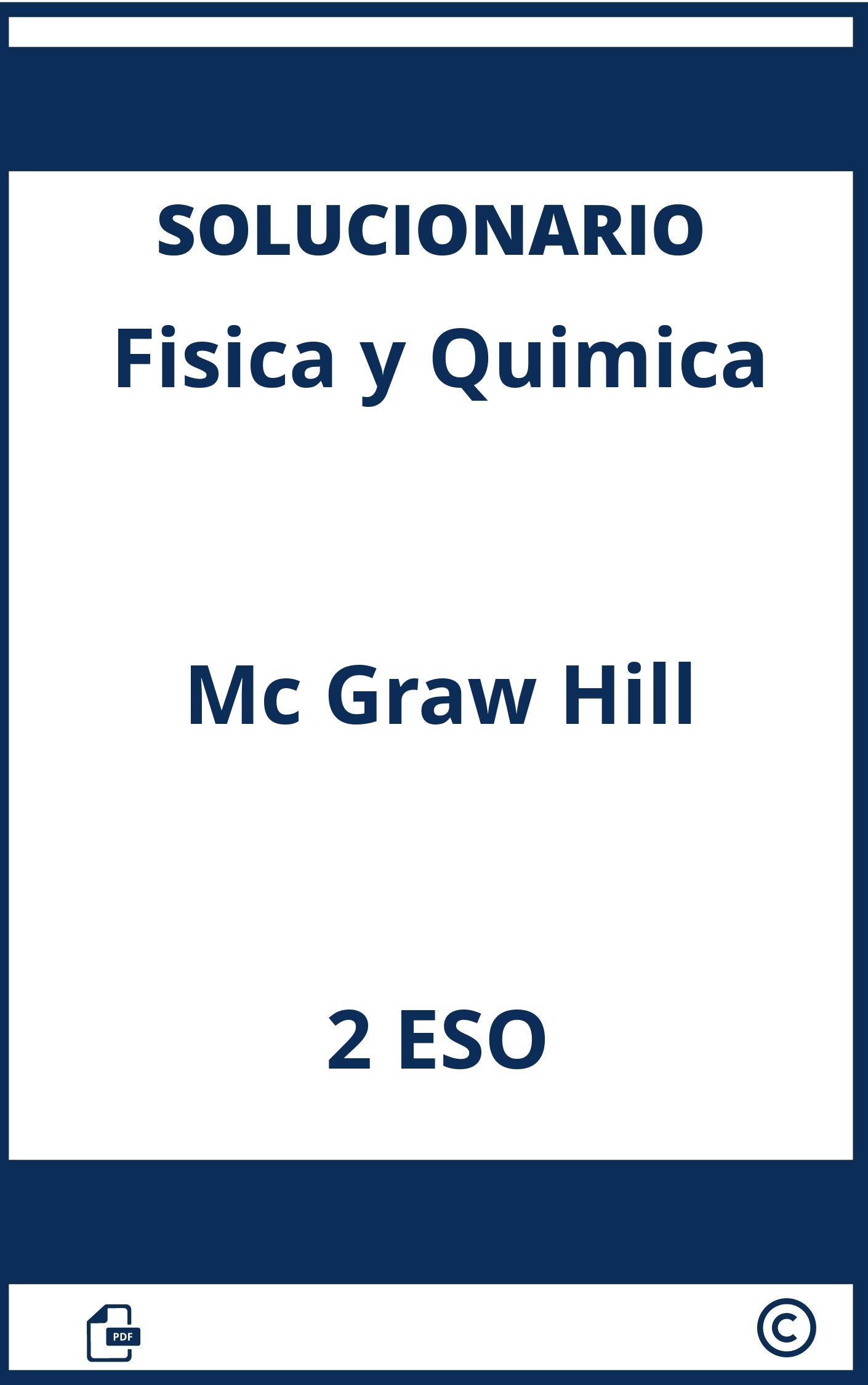 Solucionario Fisica Y Quimica 2 Eso Mc Graw Hill Pdf